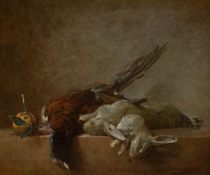 Stillleben mit Wild, wahrscheinlich 1750er Jahre