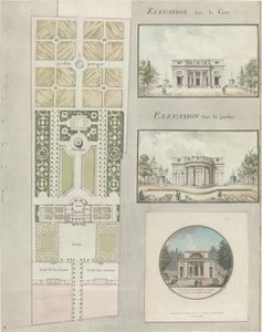 Projekt für das Haus und die Gärten von Mlle. Guimard