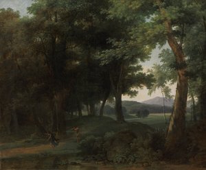 Ein Wald mit Apollo und Daphne