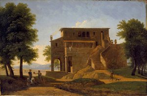 Eine italienische Villa von Jean Victor Bertin