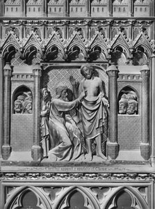 Kathedrale, Innenraum, Chorschranke, Jesus Christus erscheint den Aposteln, Ungläubigkeit des Heiligen Thomas, ca. 1340-51 von Jean and Jean Le Boutellier Ravy
