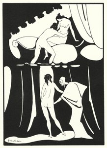 Die Liebesbücher des Ovid: Sie erfreut sich daran, die Keuschheit des Ehebettes zu entweihen von Jean de Bosschere