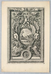 Blatt aus dem Set, "Ornemens de Peaneaux pour... Lambris"