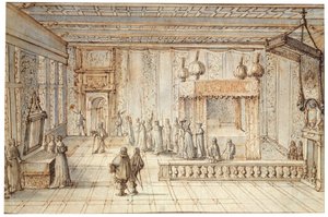 Das Zimmer von König Ludwig XIV. in Versailles, 1654
