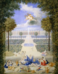 Frankreich, Versailles, Parterre des Grand Trianon, von Jean Cotelle