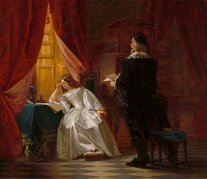 Königin Christina und der Reichskanzler Axel Oxenstierna