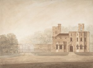 Entwurf für Bishopsgate Lodge, im Windsor Castle, Berkshire, ca. 1820-30