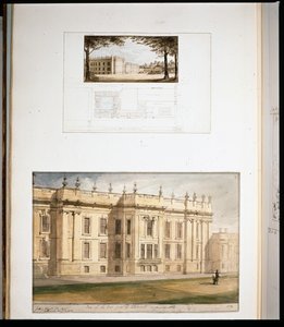 Entwürfe für die Ostfassade, Chatsworth House