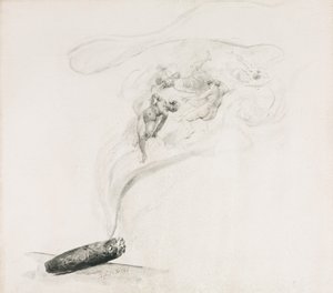 Im Rauch von Jehan Georges Vibert