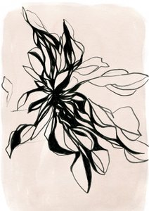 Abstrakte botanische Blüte