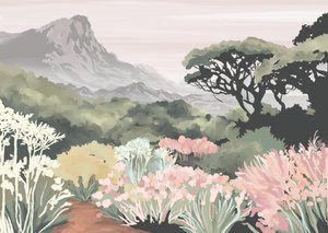 Blühende Berglandschaft von Jenna Alheit