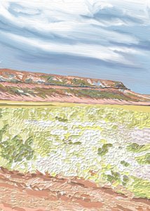 Weitläufige Wüsten-Mesa von Jenna Alheit