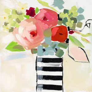 Schwarz-Weiß-Vase