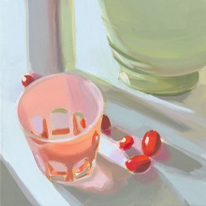 Rosa Glas von Jenny Westenhofer