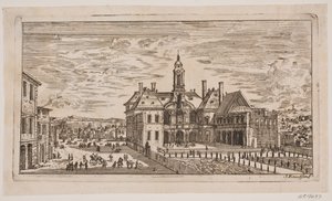 Prospekt eines Platzes in einer italienischen Stadt von Jens Knudsen