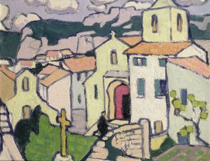 Les Baux, der Priester betritt seine Kirche, ca. 1911 von Jessica Stewart Dismorr