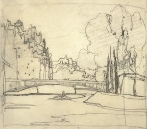 Illustration für "Das Buch der Brücken", ca. 1911