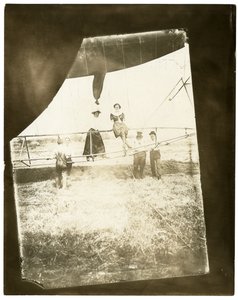 Luftschiff "Ville de St Mande", Beals an Bord von Jessie Tarbox Beals
