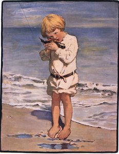 Billys Entdeckung war eine Möwe mit einem verletzten Flügel von Jessie Willcox Smith
