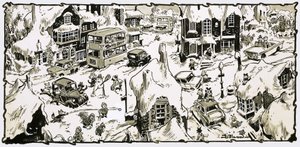 Winterlandschaft von Jesus Blasco