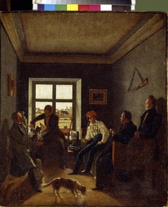 Sieben Uhr abends (literarischer Abend) von Jevgraf Fiodorovitch Krendovsky