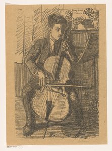 George Bacot spielt Cello