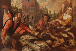 Der Fischmarkt von Joachim Beuckelaer or Bueckelaer