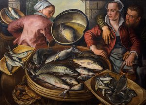 Der Fischmarkt von Joachim Bueckelaer