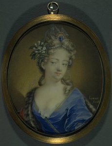 Porträt der Gräfin Märta Creutz, geb. Banér von Joachim Henne