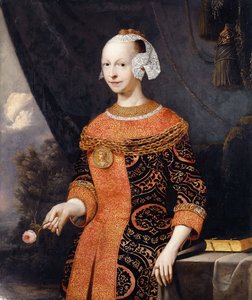 Porträt einer Dame, identifiziert als Anne, Marquise de Basville