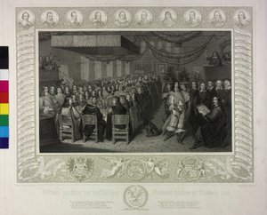 Fest zur Feier des Westfälischen Friedens in Nürnberg 1649