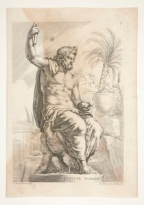 Jupiter Olympius, aus Sculpturae Veteris Admirata von Joachim von Sandrart