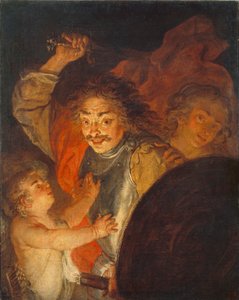 Mars, Venus und Amor Allegorie des Zorns, ca. 1630 von Joachim von Sandrart