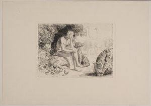 Adam unter den Tieren von Joakim Frederik Skovgaard