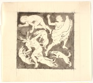 Aktäons Tod von Joakim Frederik Skovgaard