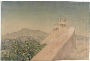 Die Paradismauer von Joakim Frederik Skovgaard