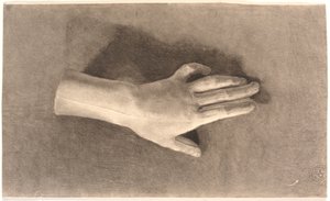 Studie einer Gips-Hand von Joakim Frederik Skovgaard
