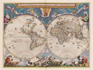 Le grand atlas, ou cosmographie Blauiane, en laquelle est exactement descritte le terre, la mer, et le ciel, vol.I von Joan Blaeu