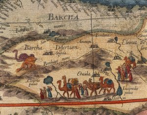 Karte von Afrika im Jahr 1686 von Joan Blaeu (Detail) von Joan Blaeu