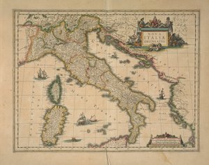 Karte von Italien