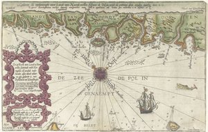 Karte eines Teils der Küste von Norwegen und Schweden von Joannes van Doetechum (I)