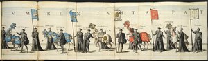Trauerzug in Antwerpen anlässlich des Todes von Kaiser Karl V., 1558, 1559