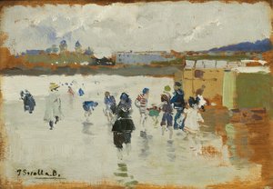 Strand von La Concha, San Sebastián, 1906