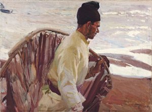 Garnelenfischer, Valencia, 1908 von Joaquín Sorolla