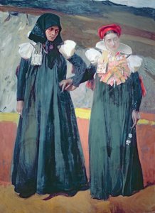 Traditionelle Kleidung aus dem Anso-Tal von Joaquin Sorolla y Bastida