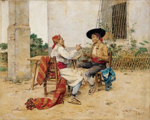 Zwei Bewohner der Huerta von Valencia