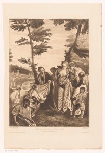 Moses aus dem Nil gerettet von Joaquín Araujo Ruano