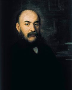 Porträt von Jose Amador de los Rios y Serrano von Joaquín Espalter y Rull