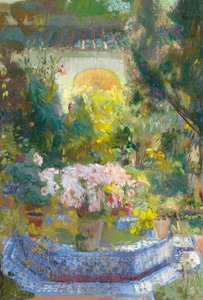 Der Innenhof des Sorolla-Hauses