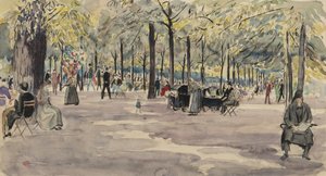 Die Tuileriengärten, Paris, ca. 1925